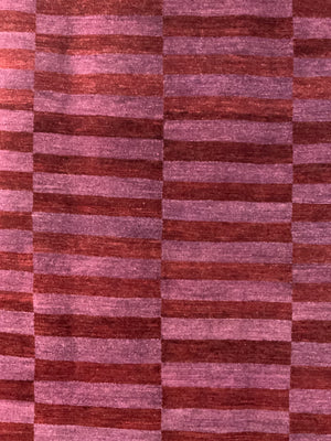 Indian two-tone contemporary design rug (253 x 165cm)