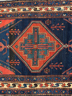 Kurdish Hamadan antique village rug (202 x 130cm) *AF