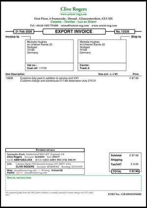***CUSTOMS DUTY PAID ON BEHALF OF CUSTOMER: Fieslandish Dutch ship sampler ‘Anno 1720’