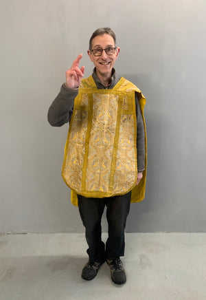 French gothic style antique chasuable