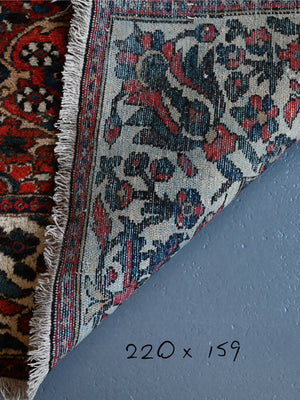 Bactiar trellis design rug (220 x 159cm)