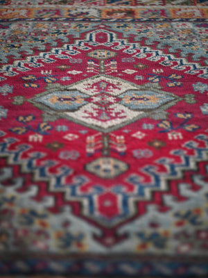 Moroccan Rabat vintage rug (155 x 142cm)