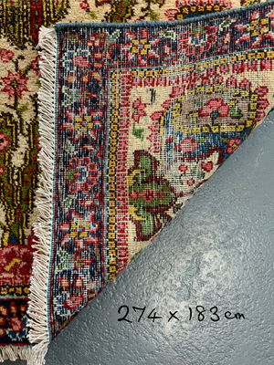Tabriz vintage carpet (274 x 183cm)