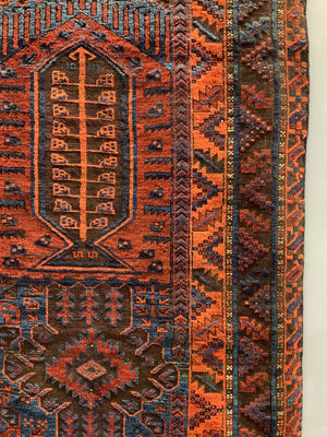 Balouch Adraskand antique carpet (278 x 164cm)