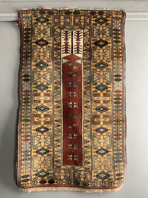 Turkish Melas modern rug with niche design (142 x 87cm) *AF