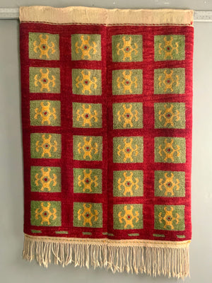 Turkish Obruk looped pile Çeki Tülü rug (145 x 108cm)