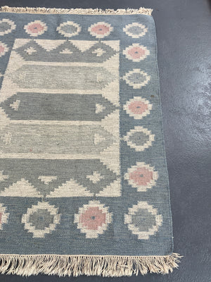 Swedish Rölakand flatweave rug (191 x 141cm)