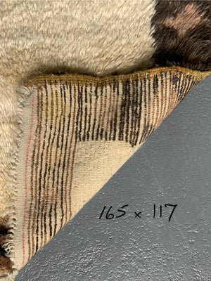 Turkish plain centre Tulu rug (165 x 117cm)