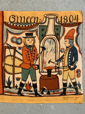 Norwegian museum reproduction printed cloth of trades (125 x 40cm)