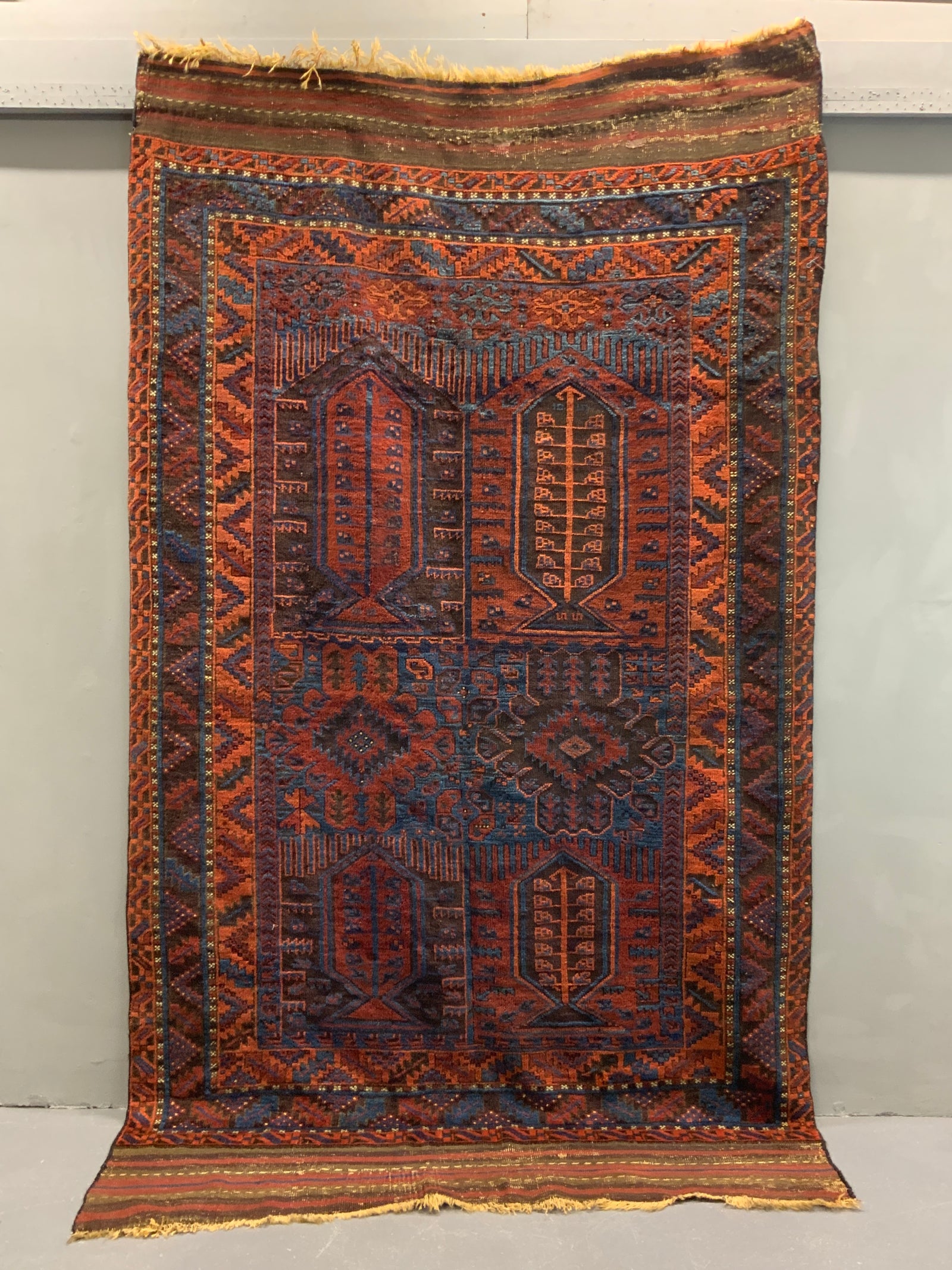Balouch Adraskand antique carpet (278 x 164cm)