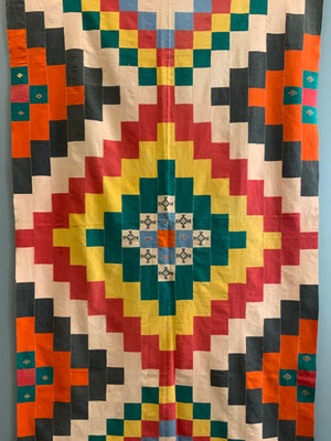 W. African Ivory Coast cotton mantle (248 x 131cm)