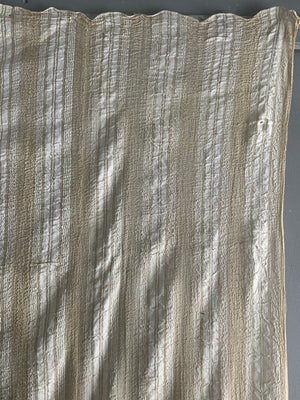 Turkish Ottoman vintage linen / silk (201 x 110cm)