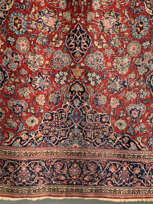 Fine vintage Kechan dozar rug (206 x 131cm)