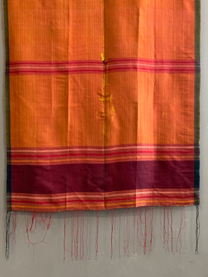 Turkmen heavy silk band (189 x 85cm)