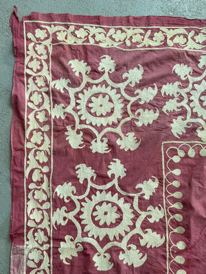 Samarakand pink ground vintage Suzani af *  (178 x 150)