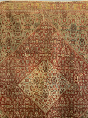 Very fine Senneh antique Herati design rug (192 x 140cm) *AF