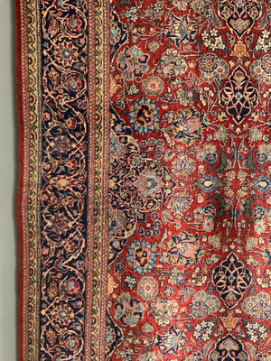 Fine vintage Kechan dozar rug (206 x 131cm)