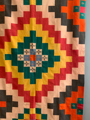 W. African Ivory Coast cotton mantle (248 x 131cm)