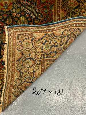 Kork Kashan  rug (207 x 131cm)