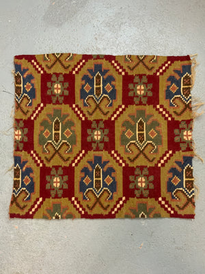 Swedish unfinished vintage tapestry (64 x 59cm)