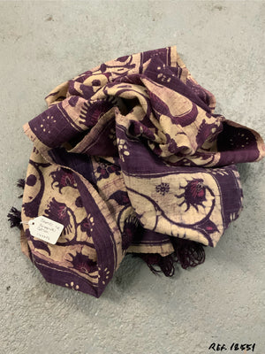 Javanese cotton batik stole (140 x 54cm)