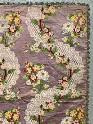 Lyon or Spitalfields antique brocade (76 x 53cm)
