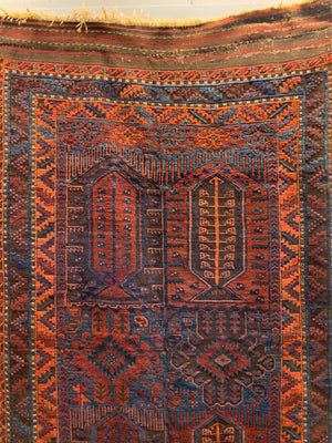 Balouch Adraskand antique carpet (278 x 164cm)