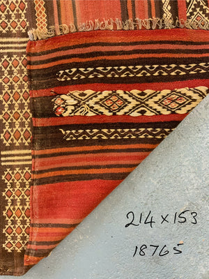 Tunisian flatweave (214 x 153cm)