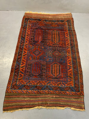 Balouch Adraskand antique carpet (278 x 164cm)