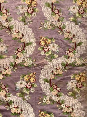 Lyon or Spitalfields antique brocade (76 x 53cm)