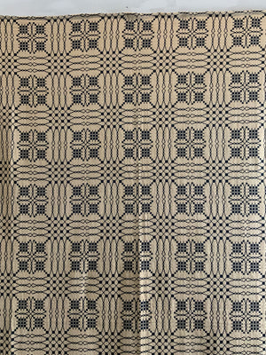 American antique cotton double weave bedcover (280 x 235cm)