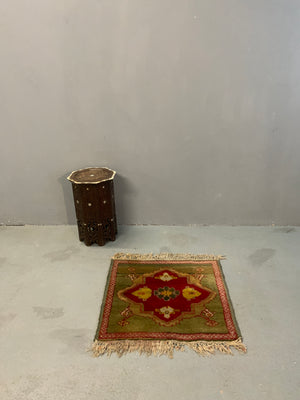 Indian 'Amritsar' antique small mat (67 x 69cm)