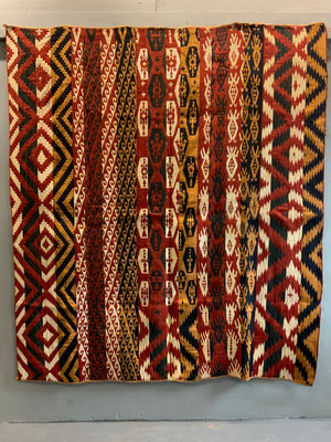 Uzbek vintage Flatweave (209 x 189cm)