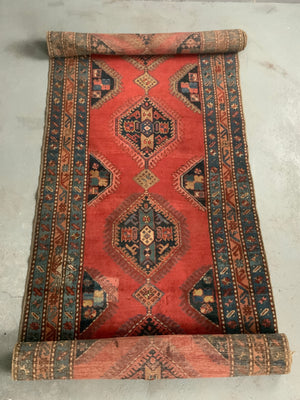 NWP Kurdistan antique runner 406 x 115