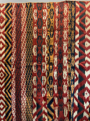 Uzbek vintage Flatweave (209 x 189cm)
