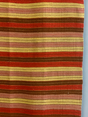 Turkish fine striped extra long kilim runner (976 x 71cm)