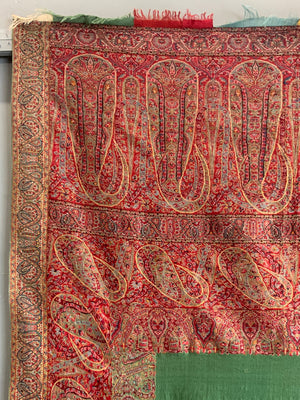 Antique Kashmir Jamawar shawl (283 x 132cm)