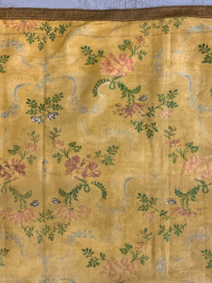 Lyon or Spitalfields antique silk brocade (183 x 148cm)