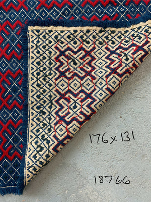 Norwegian wool doubleweave cover (176 x 131cm)