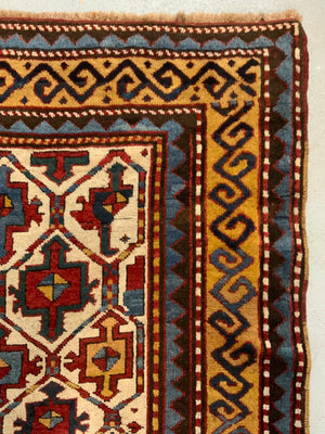 Caucasian antique Kazak rug (273 x 144cm)