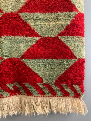 Turkish Obruk looped pile Çeki Tülü rug (152 x 121cm)