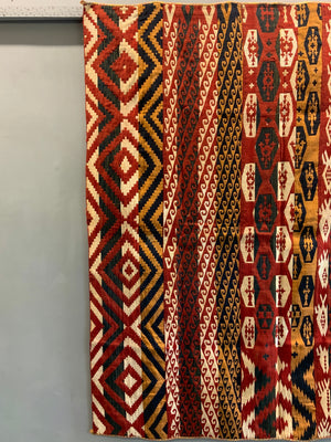 Uzbek vintage Flatweave (209 x 189cm)