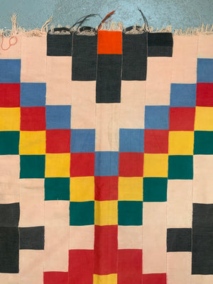 W. African Ivory Coast cotton mantle (248 x 131cm)