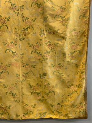 Lyon or Spitalfields antique silk brocade (183 x 148cm)