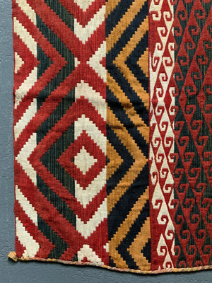Uzbek vintage Flatweave (209 x 189cm)