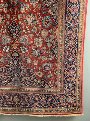 Fine vintage Kechan dozar rug (206 x 131cm)