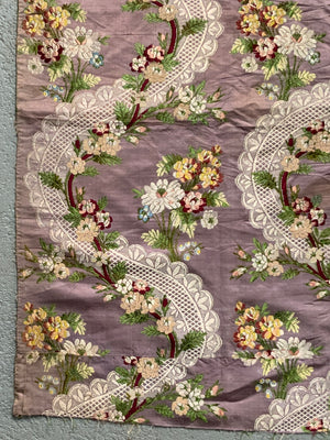Lyon or Spitalfields antique brocade (76 x 53cm)