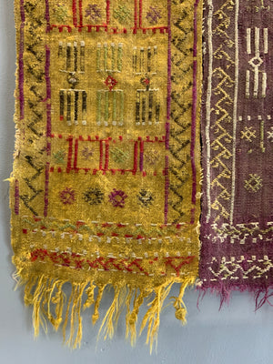 Anatolian antique Kurdish tent divide panel (139 x 95cm)