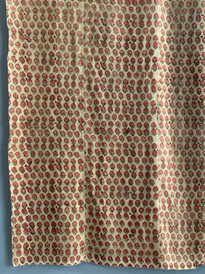 Uzbek antique Block printed cotton (212 x 147)