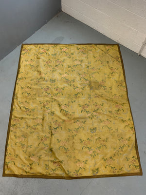 Lyon or Spitalfields antique silk brocade (183 x 148cm)